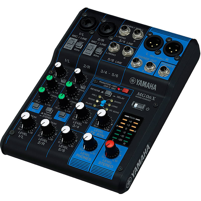 Yamaha MG06X 6-channel Mixer with Effects image 1