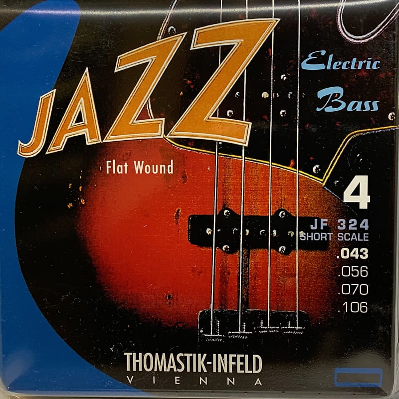 Thomastik-Infeld Jazz Flat Wound Bass Strings - JF324 Short Scale image 1