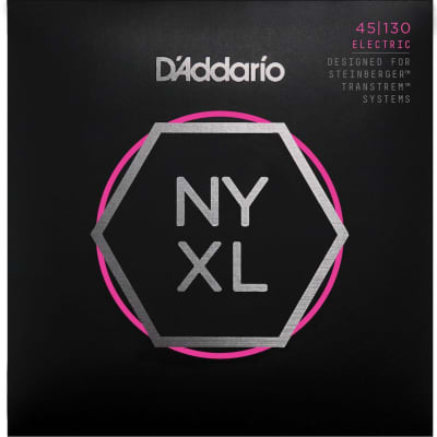 DAddario NYXL45130SL Super Long Scale Regular Light 5-String Bass Strings  NYXL 45-130 | Reverb