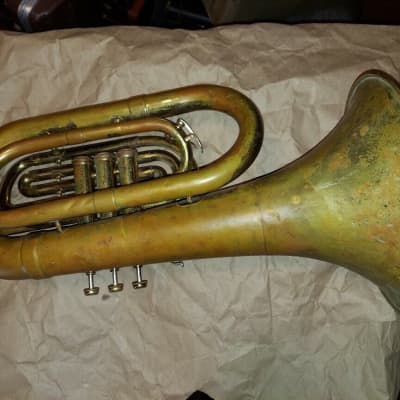 Bach Mercedes Marching French Horn Brass, USA, Acceptable Condition image 6