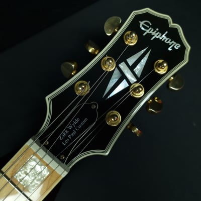 Epiphone Zakk Wylde Les Paul Custom Bullseye Camo Limited Edition 2005 Made in Korea EMG HZ Black Label Society guitar + OHSC image 6