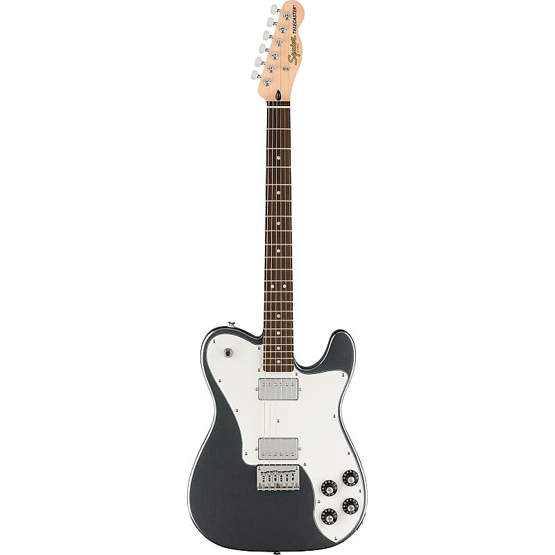 Squier affinity Series Charcoal Frost Metallic Telecaster Deluxe