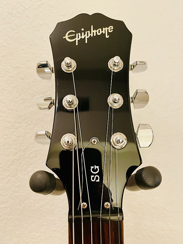 Epiphone SG G-310 Large Guard 2007 - Gloss Black | Reverb