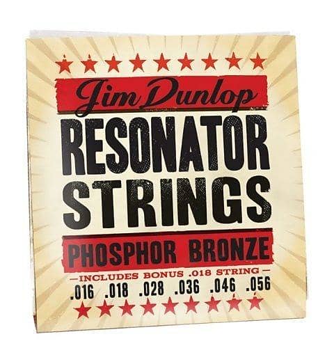 Dunlop Resonator Phosphor Bronze Guitar String Set, Medium 16-56 image 1
