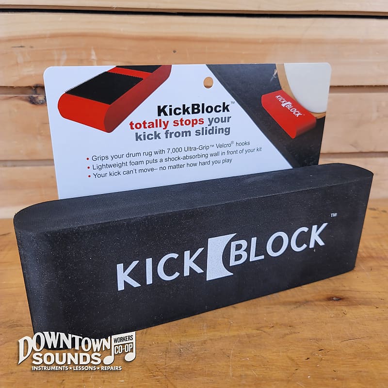 KickBlock Bass Drum Anchor Black Reverb