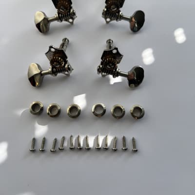 Waverly Guitar Tuners with Butterbean Knobs for Solid Pegheads image 3