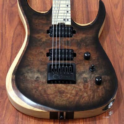 Halo MERUS 6-string Guitar with EVERTUNE 🤘🏻 Claro Walnut Burl, Pale Moon Ebony, Bare Knuckle Pickups image 3