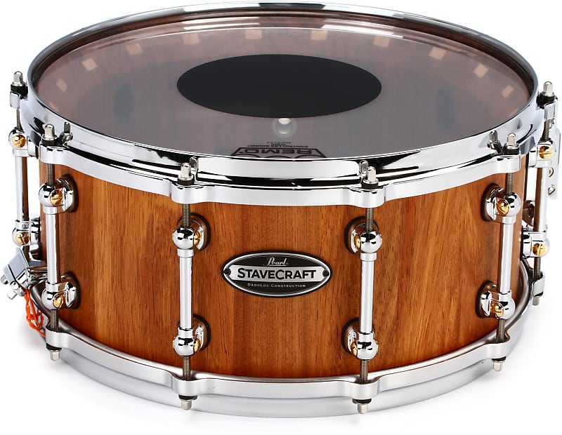 Pearl StaveCraft Snare Drum - 6.5 x 14-inch - Natural Makha image 1