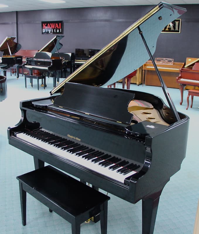 Schafer & Sons 5'1" SS-51 Grand Piano | Polished Ebony | SN: 8704535 image 1