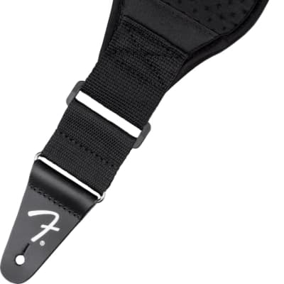 Fender Swell Neoprene Guitar Strap, Ultimate Comfort, 3" Wide, Black image 2