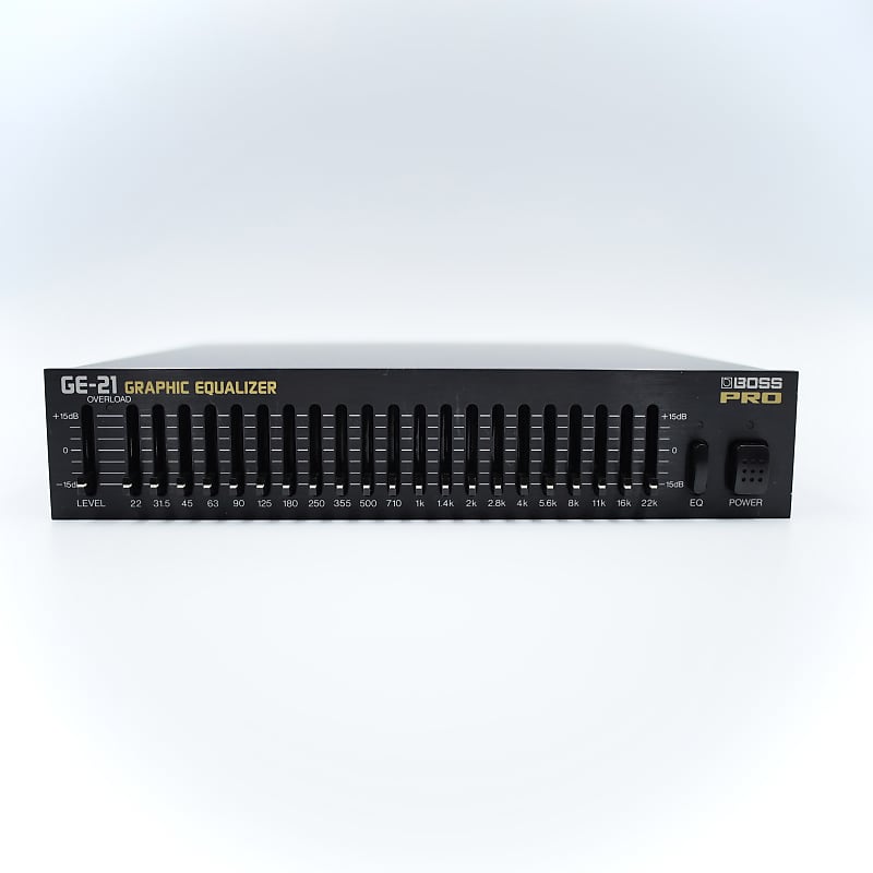 Boss Pro GE-21 Graphic Equalizer With Adapter Made in Japan