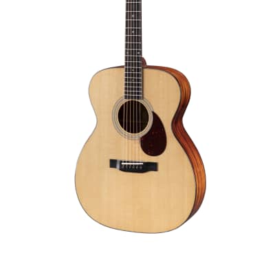Eastman E6OM Solid Sitka / Mahogany OM Acoustic Guitar Natural w/ Hard Case image 2