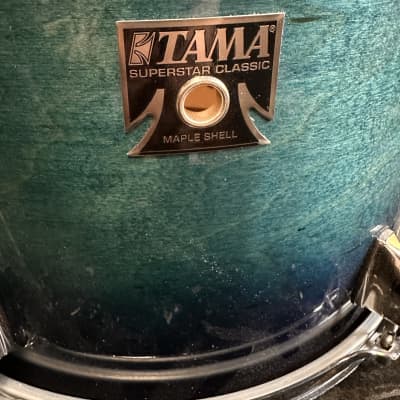 TAMA Superstar Classic 14” Floor Tom- Blue lacquer burst image 5