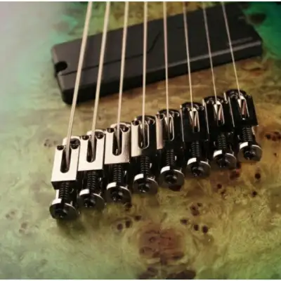 Cort KX508MS KX Series 8 String Electric Guitar. Mariana Blue Burst image 6
