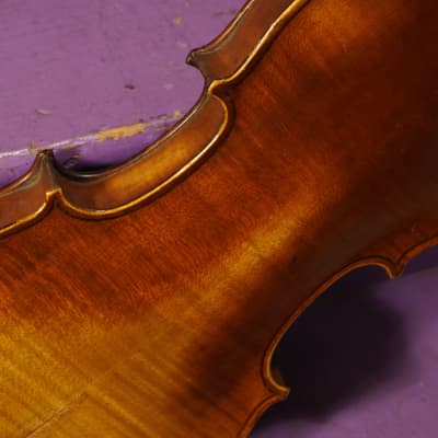 1920s Bruno German Stradivarius-Copy 4/4 Violin (VIDEO! Fresh Work, Ready to Go) image 13