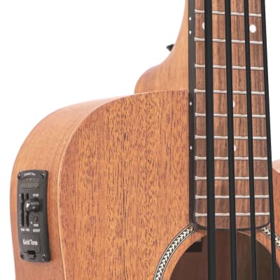 Gold Tone M-Bass 23-Inch Scale Acoustic-Electric MicroBass with Gig Bag image 15