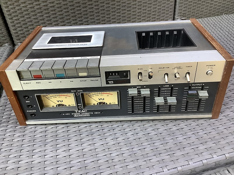 TEAC a 450 cassette deck / vintage / made in Japan | Reverb
