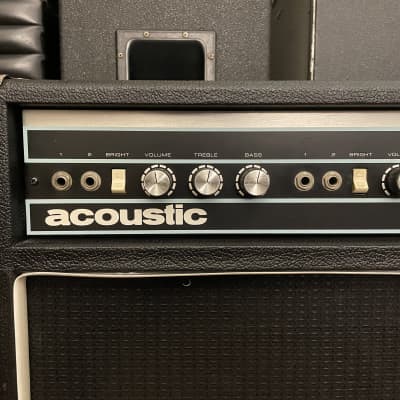 Vintage Acoustic Control Corp Model 135 2x12 Guitar/Bass Combo Amp - 1970’s Made In USA image 2