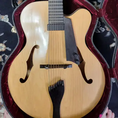 Dale Unger 7 String American Dream Archtop 1998 Natural Finish for sale