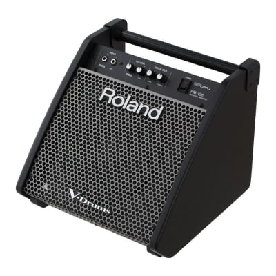 Roland PM-100 80-Watt Compact Electronic V-Drum Set Monitor with Onboard Mixing and Dedicated V-Drums Input image 2