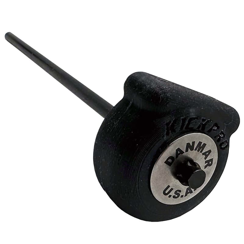 Danmar Pink Felt Bass Drum Beater, Black Shaft