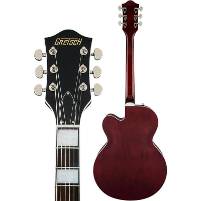 Gretsch Guitars G2420T Streamliner Single-Cutaway Hollowbody Electric Guitar With Bigsby Walnut Stain image 4