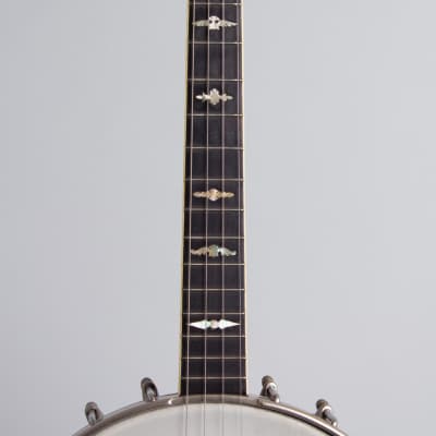 Lyon & Healy  Washburn Style A Tenor Banjo,  c. 1925, period black hard shell case. image 8