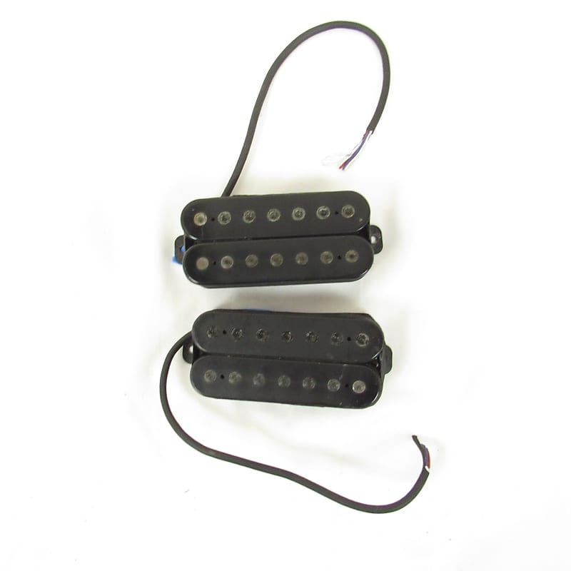 Ibanez V7 V8 Humbucker Pickup Set Black Reverb