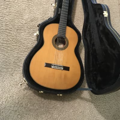 Yamaha  C-300 concert classical guitar  1970s Solid Spruce and rosewood back and sides image 1