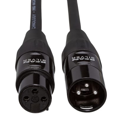 HOSA HMIC-025 Pro Microphone Cable REAN XLR3F to XLR3M (25 ft) image 2