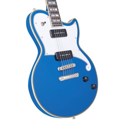 D'Angelico Deluxe Atlantic Limited Edition - Electric Guitar - Sapphire image 6
