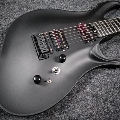 KOLOSS GT-4 Aluminum body Carbon fiber neck electric guitar Black image 3