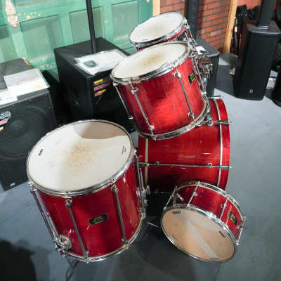 Mapex Mars Pro 5 Piece Drum Kit in Red Lacquer image 4