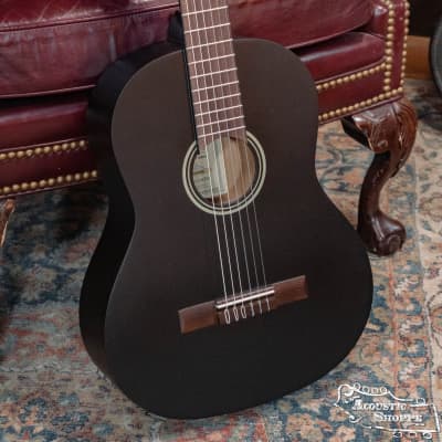 Ortega RST5MBK Student Series Spruce/Catalpa Black Top Nylon String Guitar #0905 image 1