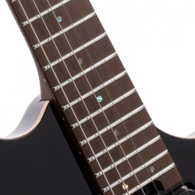Cort G300PROBK G300 Pro Series Double Cutaway Solid Maple Top Roasted Maple Neck 6-String Electric Guitar image 11