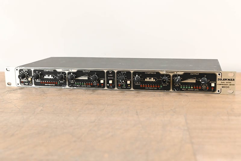 DRAWMER MX30 デュアルゲーテッドコンプレッサー (ジャンク) Drawmer MX30 Dual Gated Compressor/Limiter CG007TW | Reverb