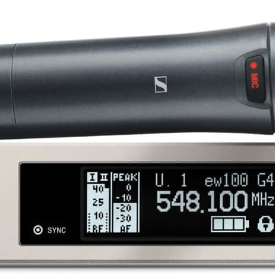 Sennheiser EW 100-845 G4-S Wireless Handheld Microphone System A1 image 1