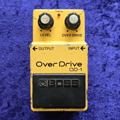 ギター BOSS Over Drive OD-1 Vintage Boss Over Drive OD-1 - YouTube