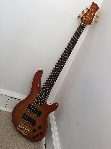 Yamaha TRB-5II 5 string bass Honey Burst | Reverb