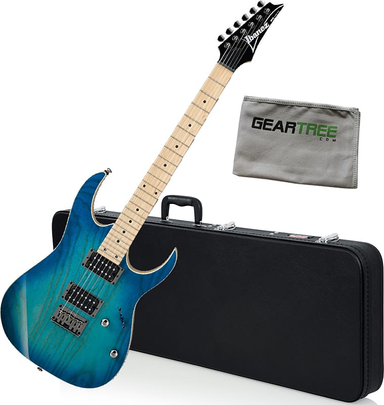 Ibanez Electric Guitar RG Series Standard Model Ash Body Blue Moon Burst  NEW
