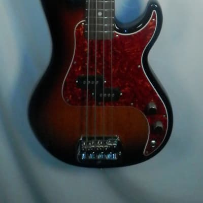 G&L Fullerton Deluxe SB-1 3-tone Sunburst 4-string electric bass with gig bag used Made in USA image 8