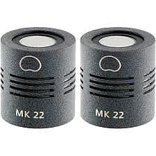 Schoeps MK 22 Open Cardioid Microphone Capsules Matched Pair image 1