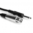 Hosa PXF105 5Ft XLRF to 1/4" TS Cable