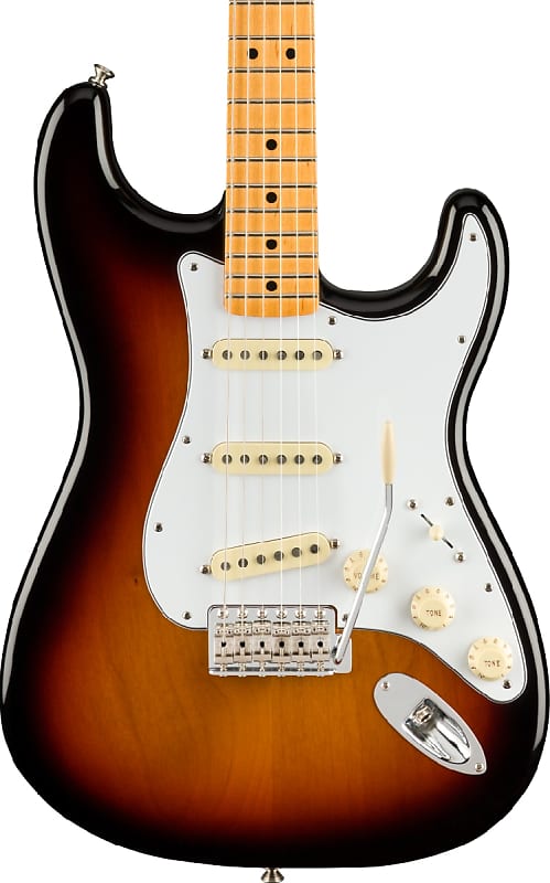 Fender Jimi Hendrix Stratocaster Electric Guitar Maple FB, 3-Color Sunburst image 1