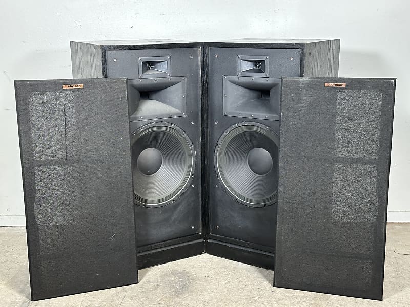 Klipsch Chorus II Speaker Vintage Pair Black  			