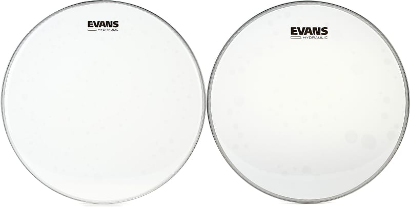 Evans Hydraulic Glass Drumhead - 16 inch  Bundle with Evans Hydraulic Glass Drumhead - 13 inch image 1
