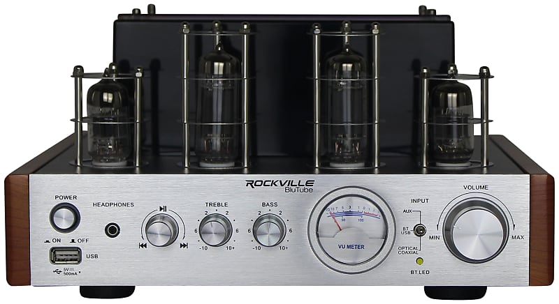 Amplificador Valvular Rockvile Blutube 70w Receiver Opt Usb