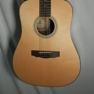Guild GAD-6212 12-string Acoustic Dreadnought Guitar with case used image 8