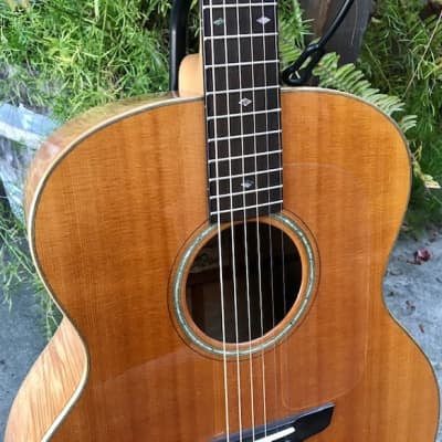 Goodall MJ-Flamed Maple, Sitka Spruce jumbo acoustic guitar-2000 image 10