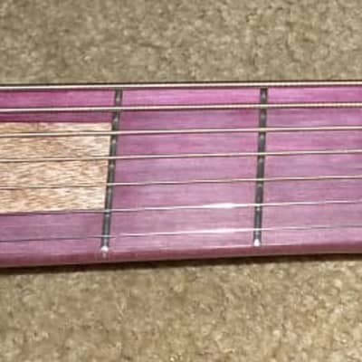 private stock Tree of Life guitar/bass,ultra rare,solid purpleheart neck thru+fanned, 7,8,9or10 strings image 15